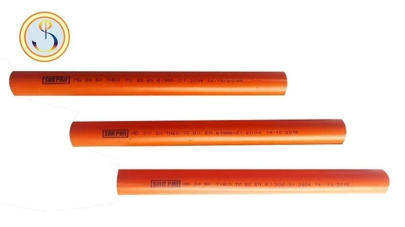 Ống luồn cứng PVC MD1-D25-750N_SAM PHÚ (2.92m/Cây)