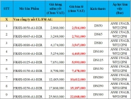 Van cổng UL/FM lá van bọc cao su