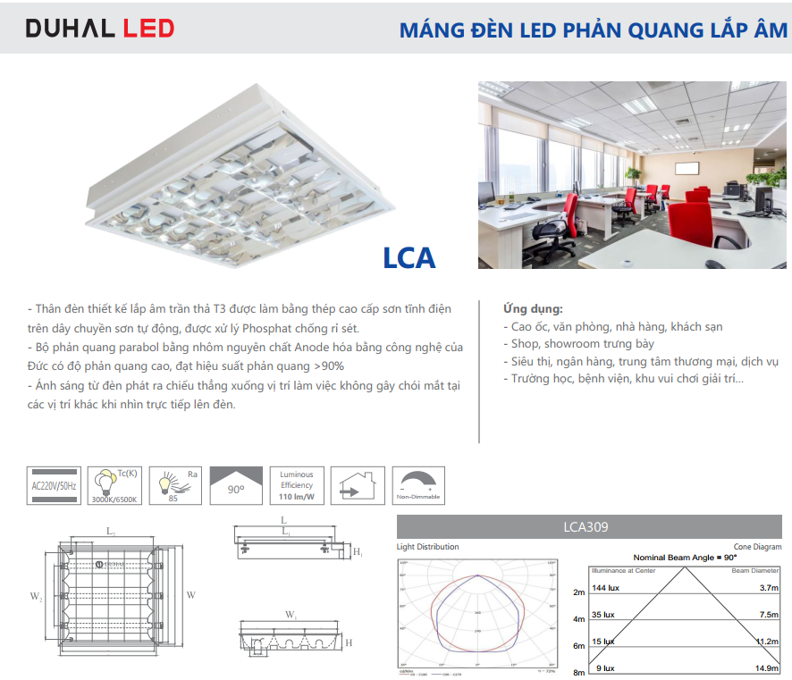 Đèn máng DUHAL