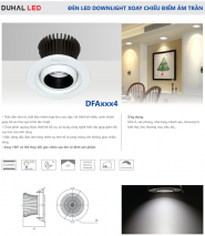 Đèn LED Downlight chiếu điểm