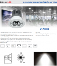 Đèn LED Downlight chiếu điểm