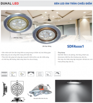 Đèn LED Downlight chiếu điểm