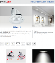 Đèn LED Downlight chiếu sâu