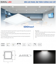 Đèn LED Panel AC âm trần