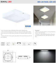 Đèn LED Panel gắn nổi
